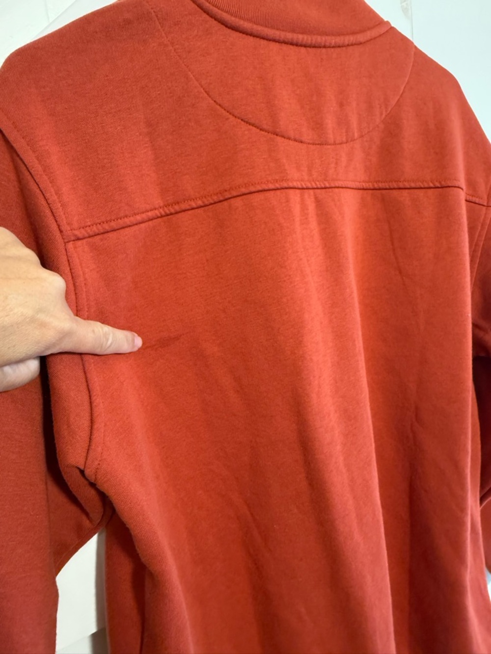 Tudor Court Rust Button Front Jacket Size L Pockets - Picture 8 of 11